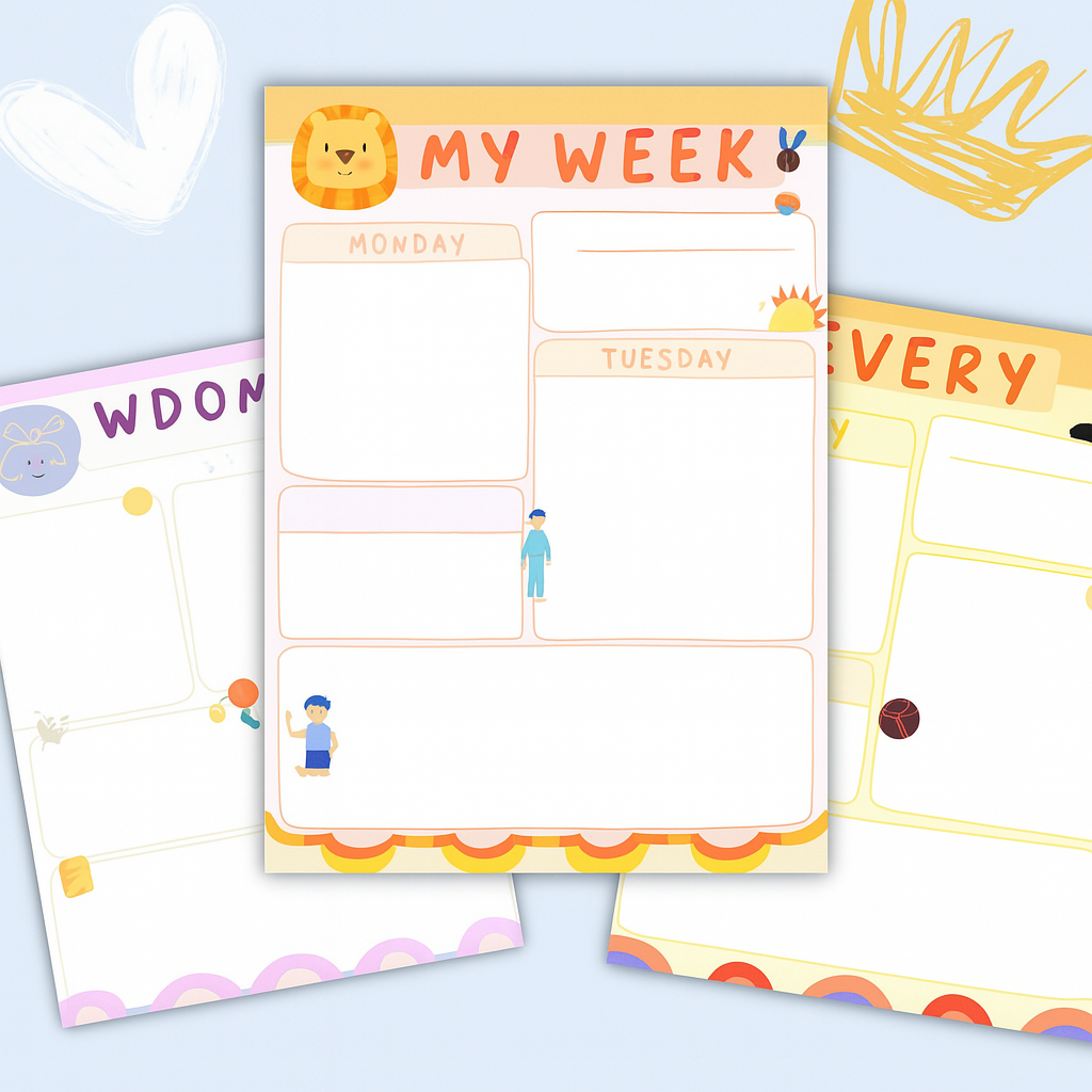 Emotional Learning Printables for Kids – Life Skills Worksheets Bundle
